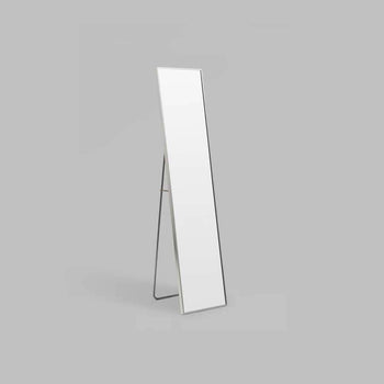 Simplicity Standing Mirror - Silver