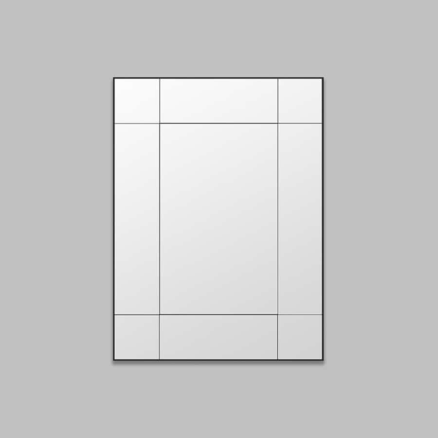 Tesla Rectangle Mirror - Black