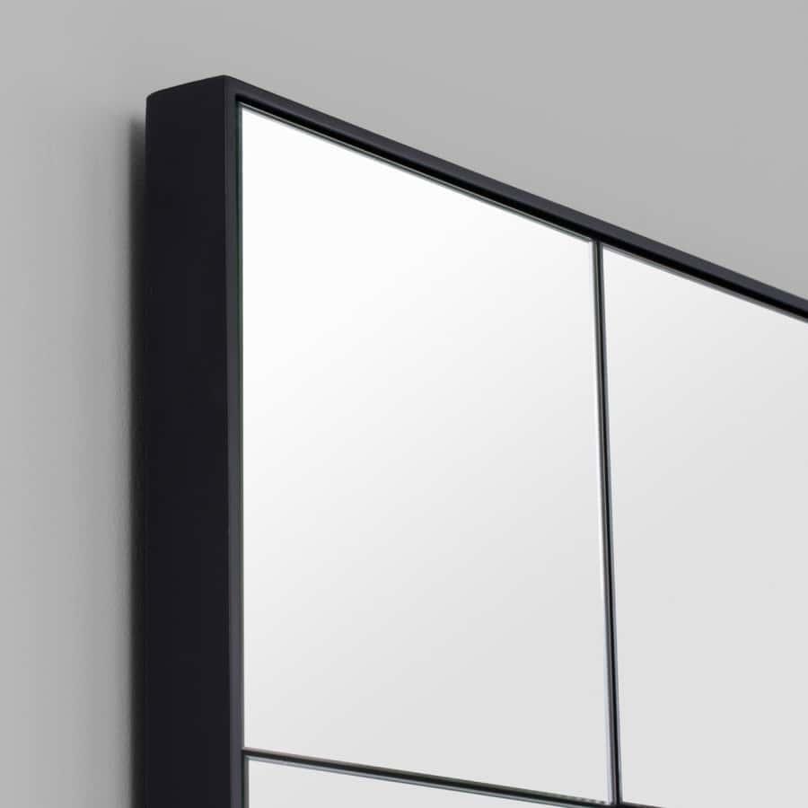 Tesla Rectangle Mirror - Black