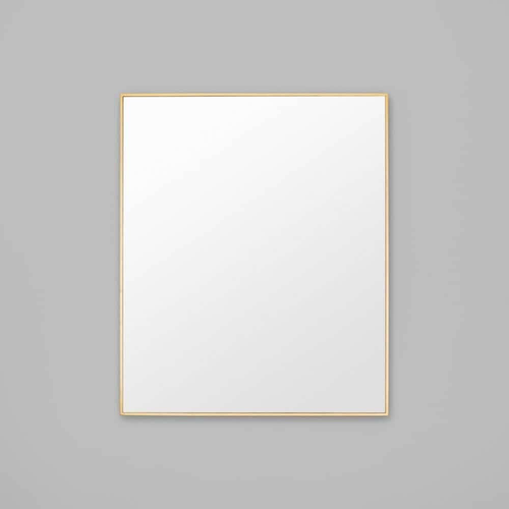Bella Rectangle Mirror - Brass
