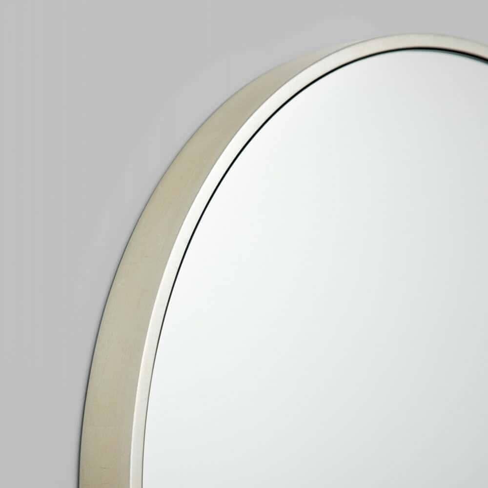 Bella Round Mirror - Silver 80cm x 80cm