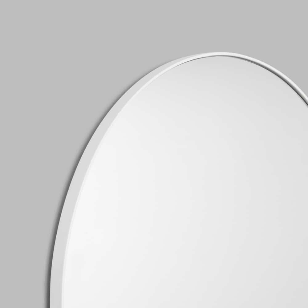 Bjorn Arch Floor Mirror - Bright White