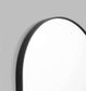Bjorn Oval Mirror - Black 65cm x 100cm