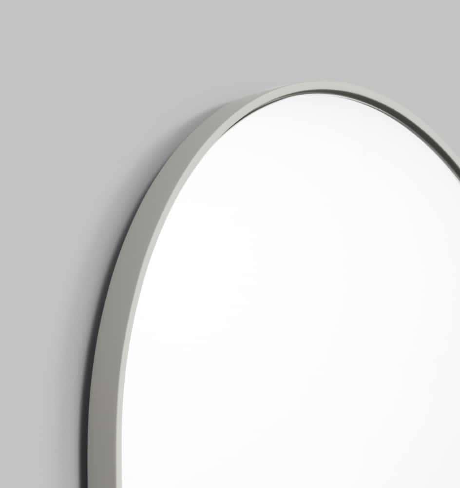 Bjorn Oval Mirror - Dove 80cm x 120cm