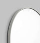 Bjorn Oval Mirror - Dove 65cm x 100cm
