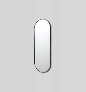 Bjorn Large Oval Mirror - Black
