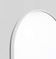 Bjorn Large Oval Mirror - White