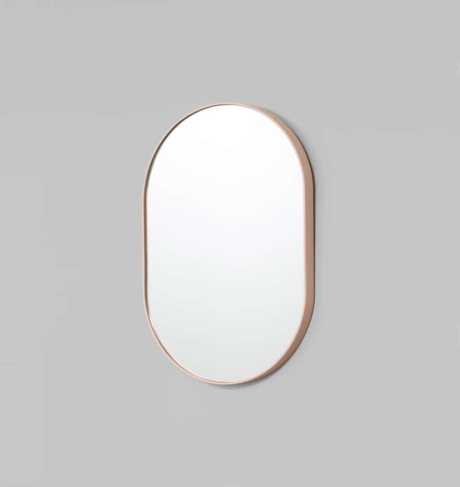 Bjorn Oval Mirror - Powder 65cm x 100cm