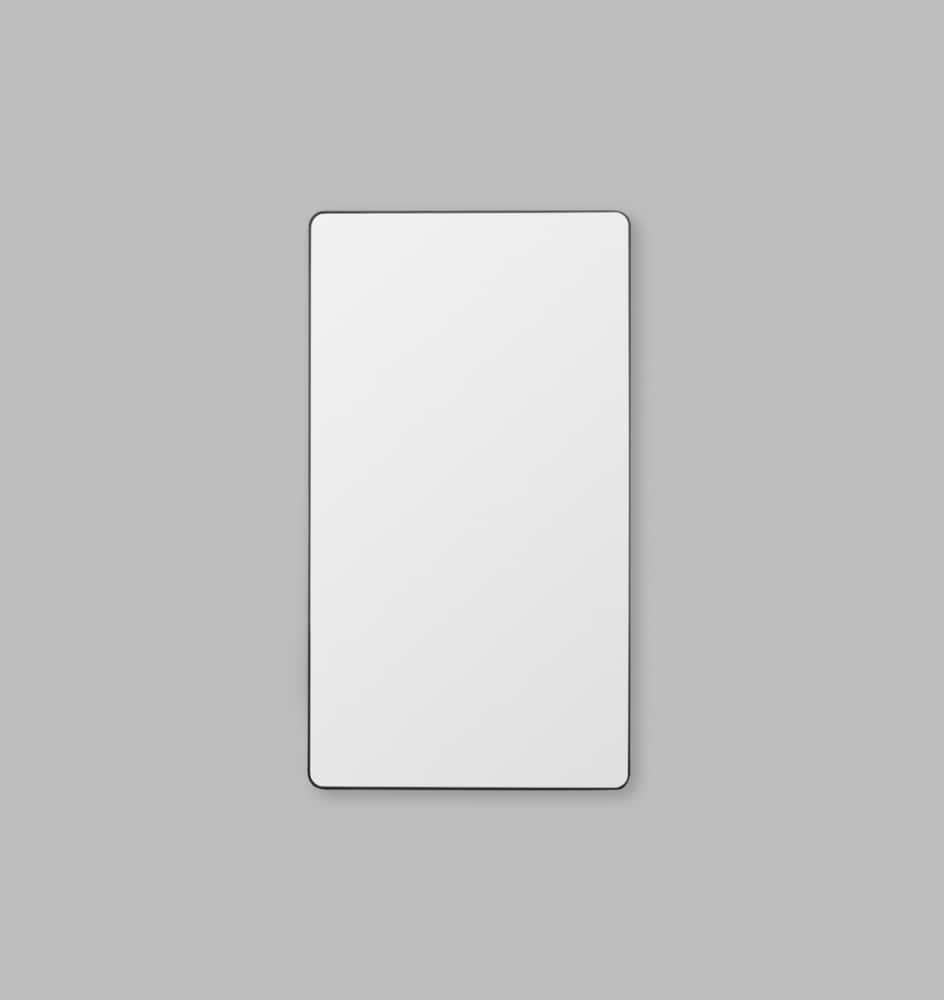 Flynn Curve Leaner Mirror - Black