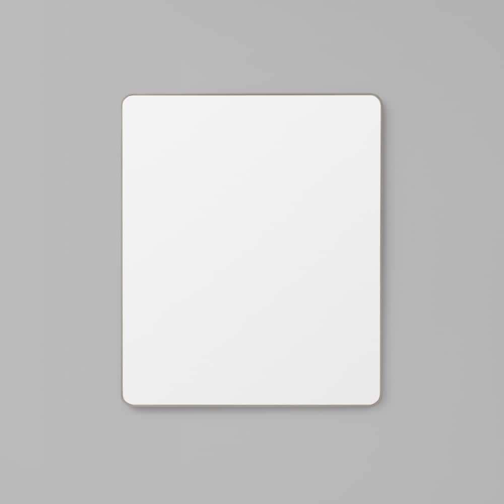 Flynn Curve Rectangle Mirror - Black Medium 100cm x 120cm