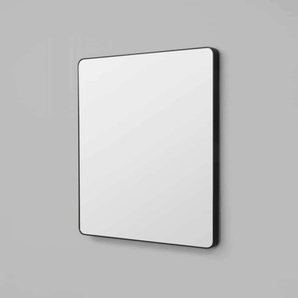 Flynn Curve Rectangle Mirror - Black Small 60cm x 80cm