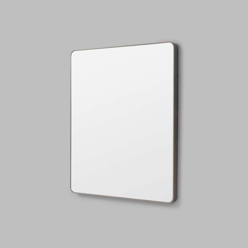 Flynn Curve Rectangle Mirror - Mid Grey Small 60cm x 80cm