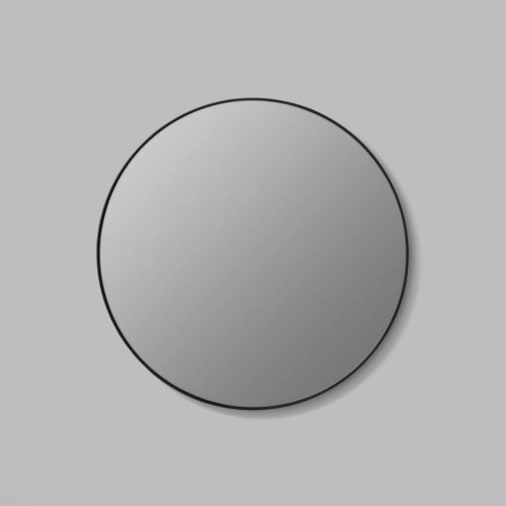 Flynn Round Mirror - Black / Storm Large 100cm x 100cm