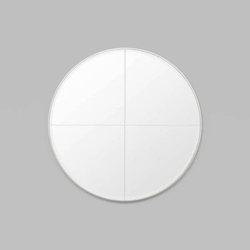 Parlour Round Mirror - Silver Medium 80cm
