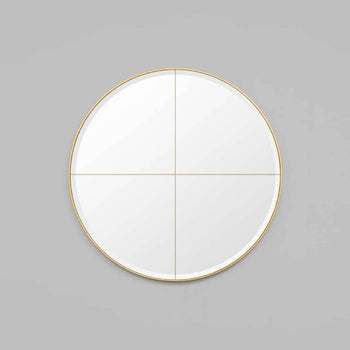 Parlour Round Mirror - Brass Small 60cm