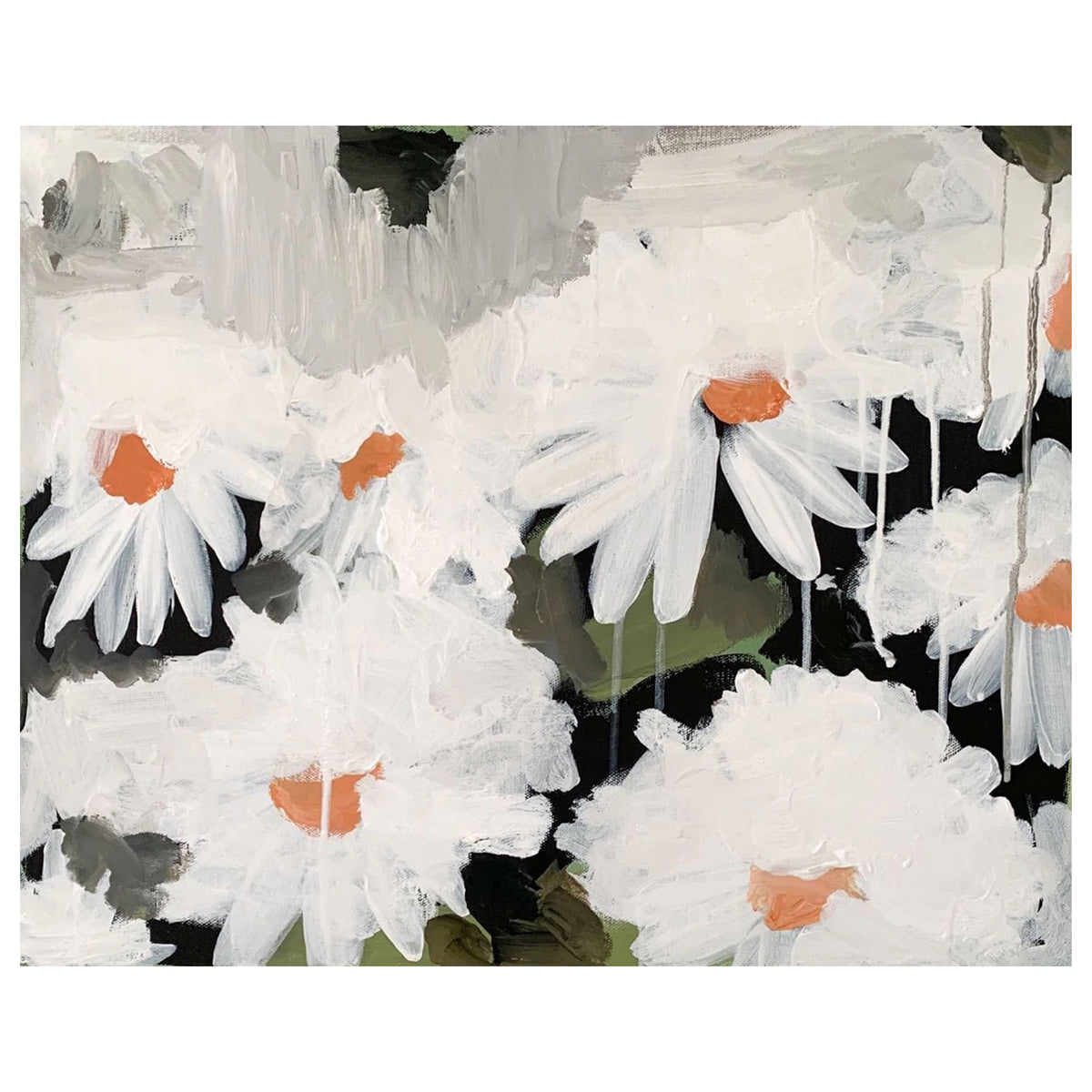 Daisy Dew Canvas Print 40Cm x 50Cm