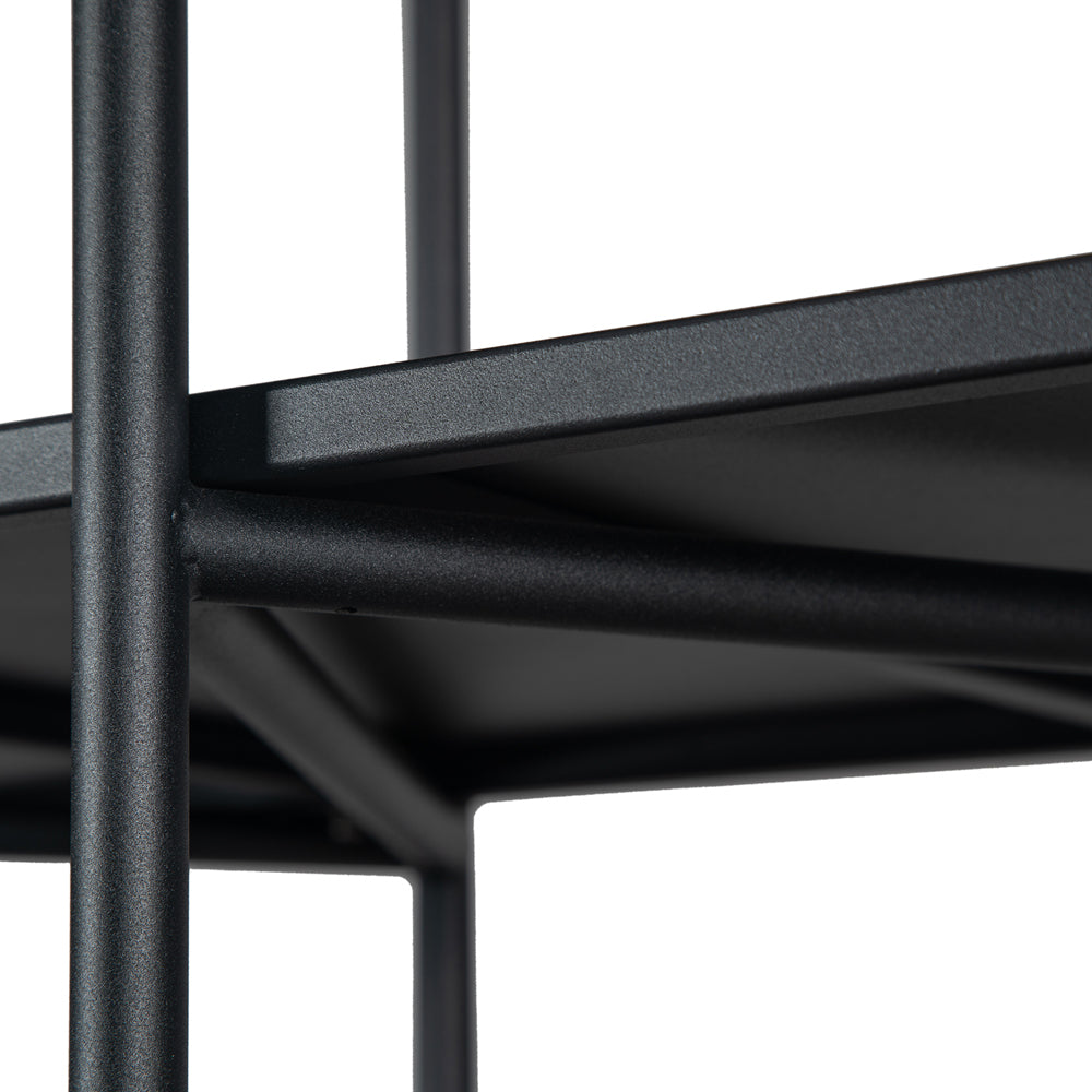 Cross Shelving Unit Tall - Black
