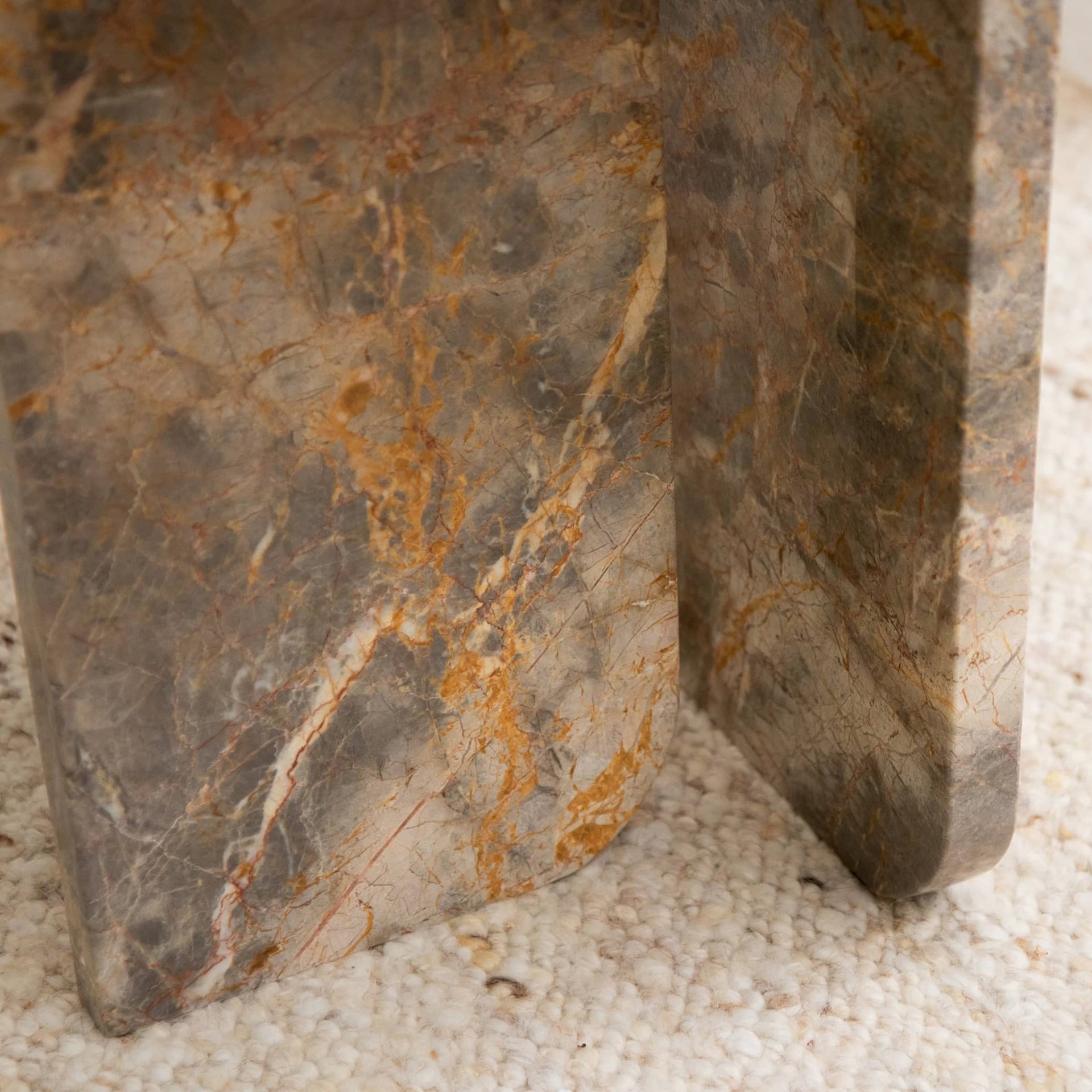 Mimic Side Table - Earth Marble