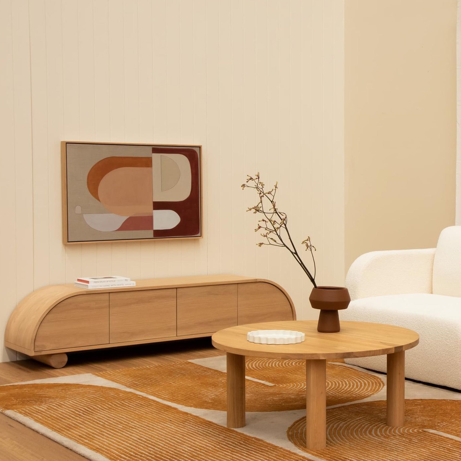 Crimson Red Arch Canvas Print 120Cm x 80Cm