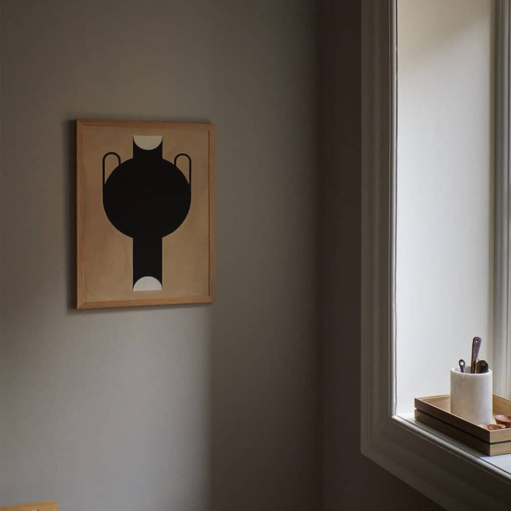 Silhouette of a Vase Print