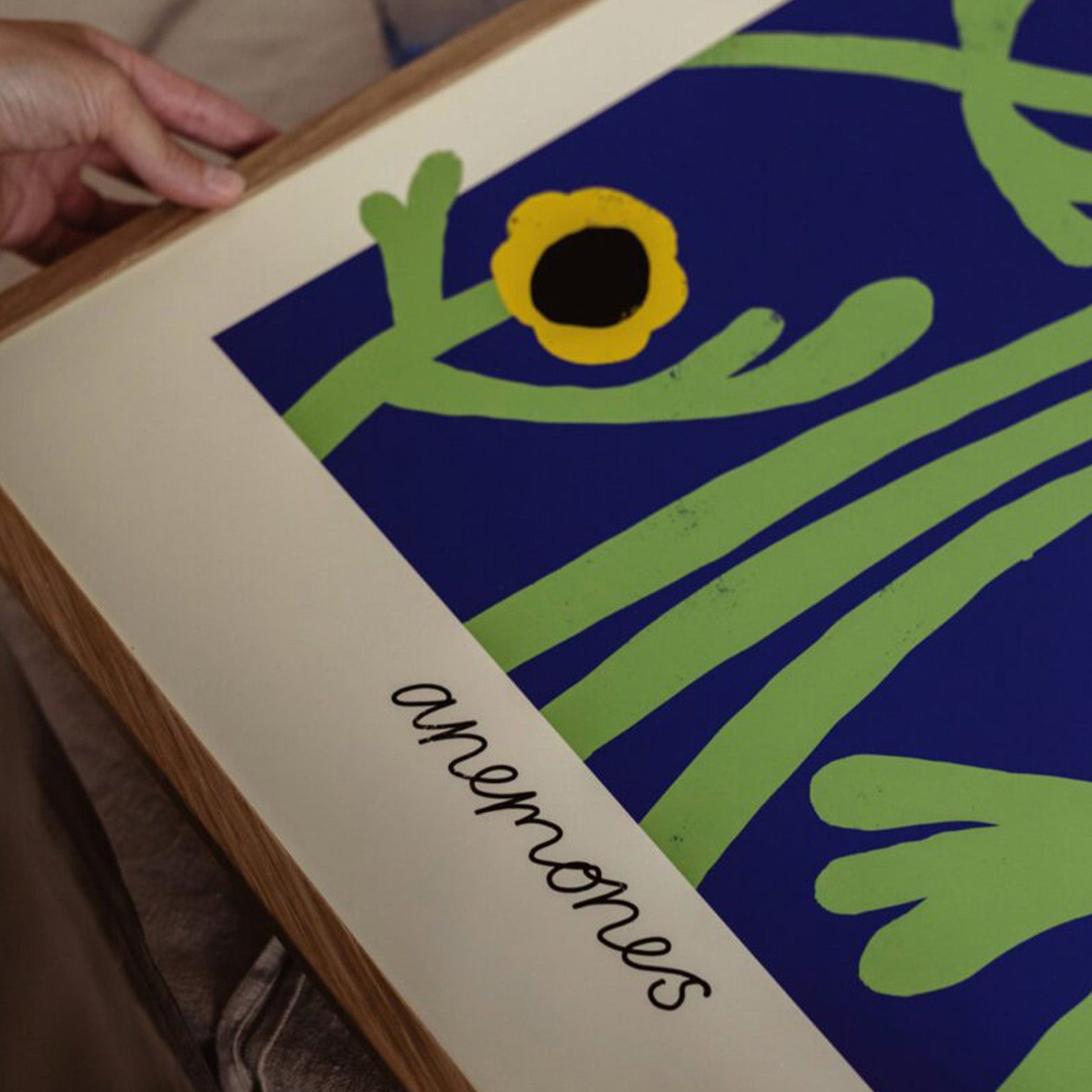 Buy Yellow Anemones Print 70cm X 100cm by The Poster Club online RJ