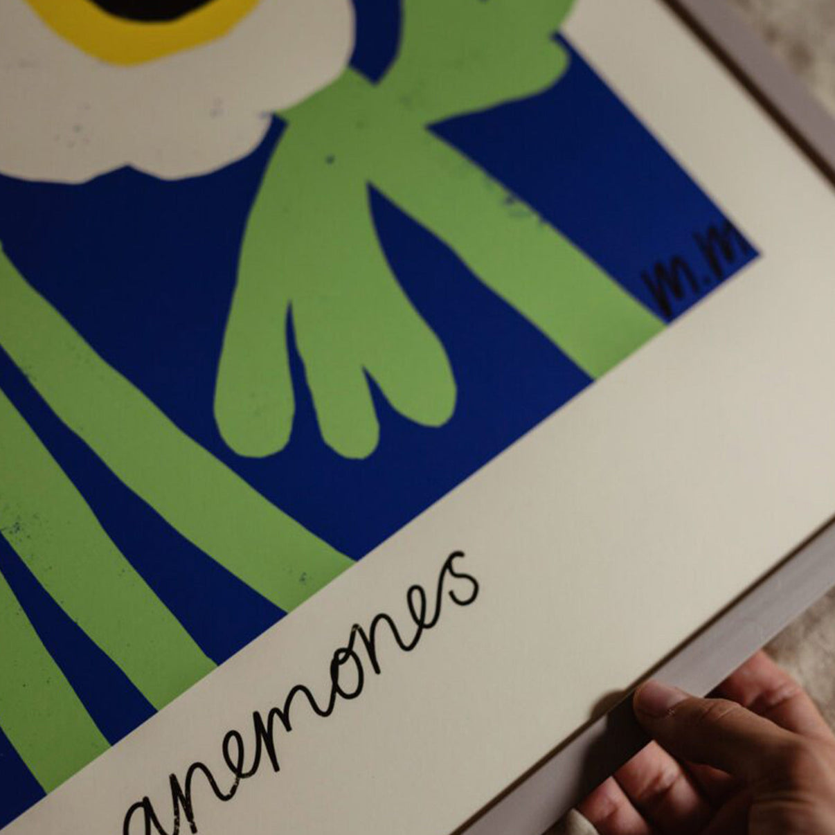 Buy Yellow Anemones Print 70cm X 100cm by The Poster Club online RJ