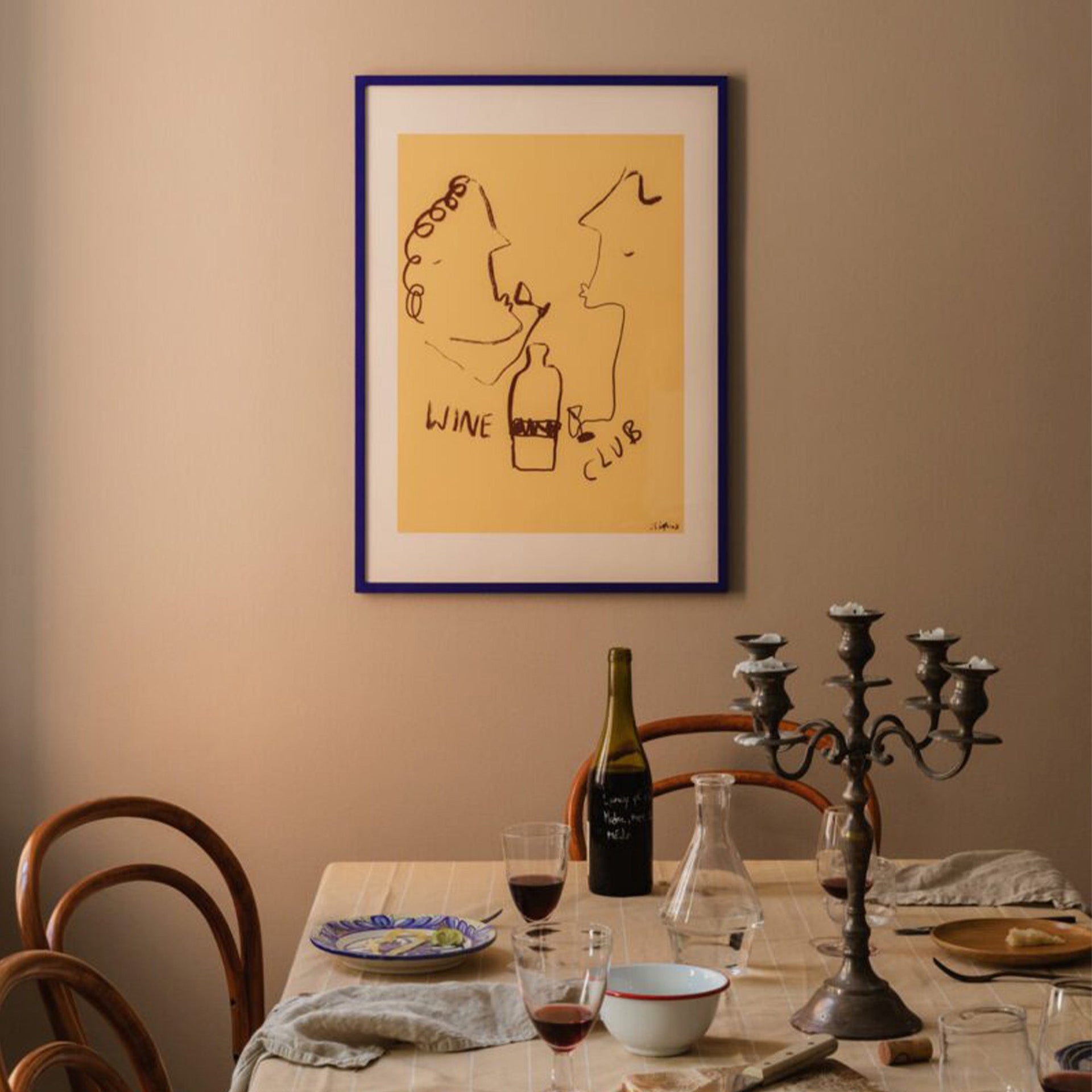 Wine Club Print 50cm x 70cm