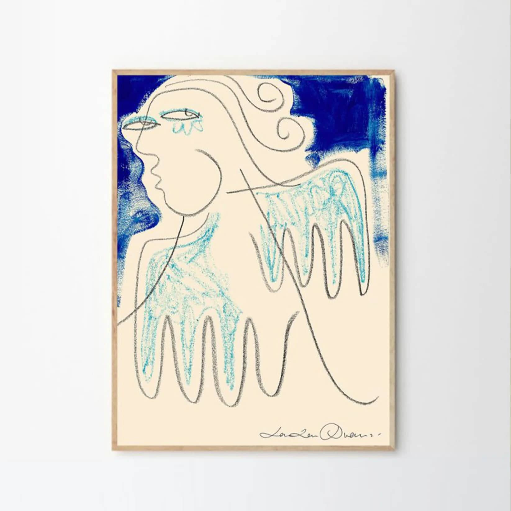 Guardian Angel Print 50Cm x 70Cm