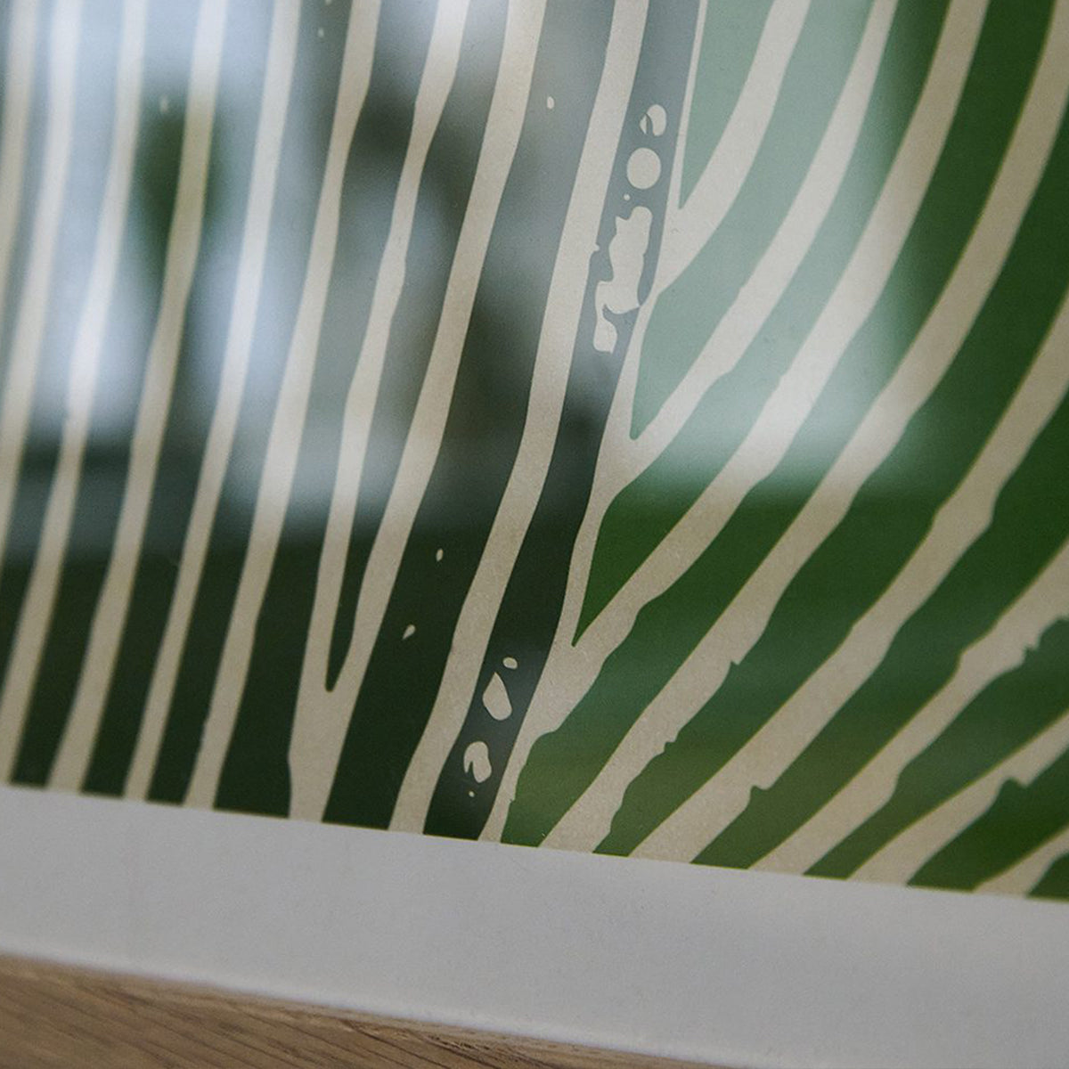 Green Ocean Print 50Cm x 70Cm