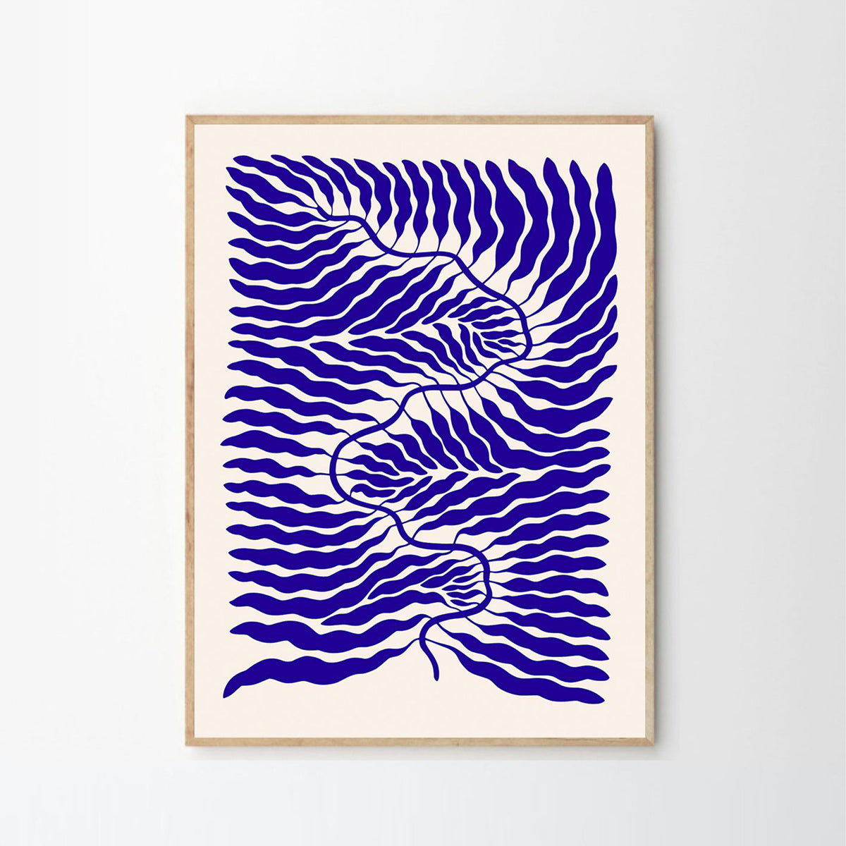 Little Blue Print 50Cm x 70Cm