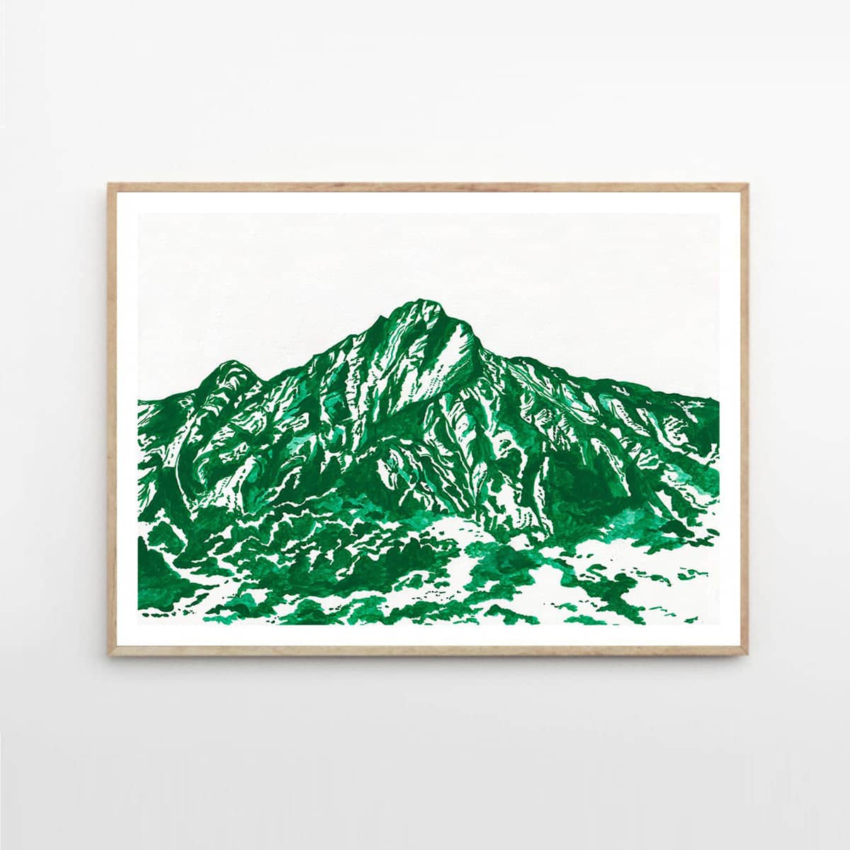 Mount Jade Print 50Cm X 70Cm