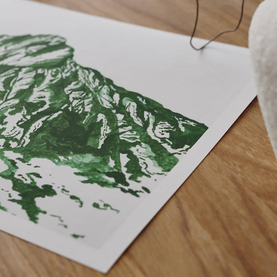 Mount Jade Print 30Cm X 40Cm