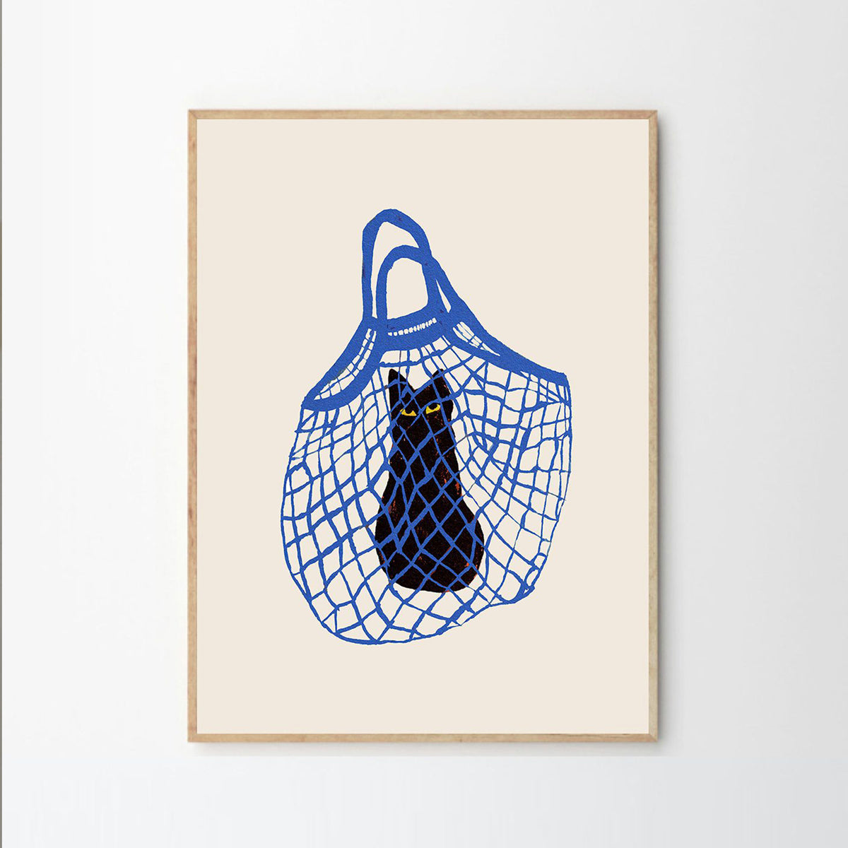 The Cat'S In The Bag Print 40Cm x 50Cm
