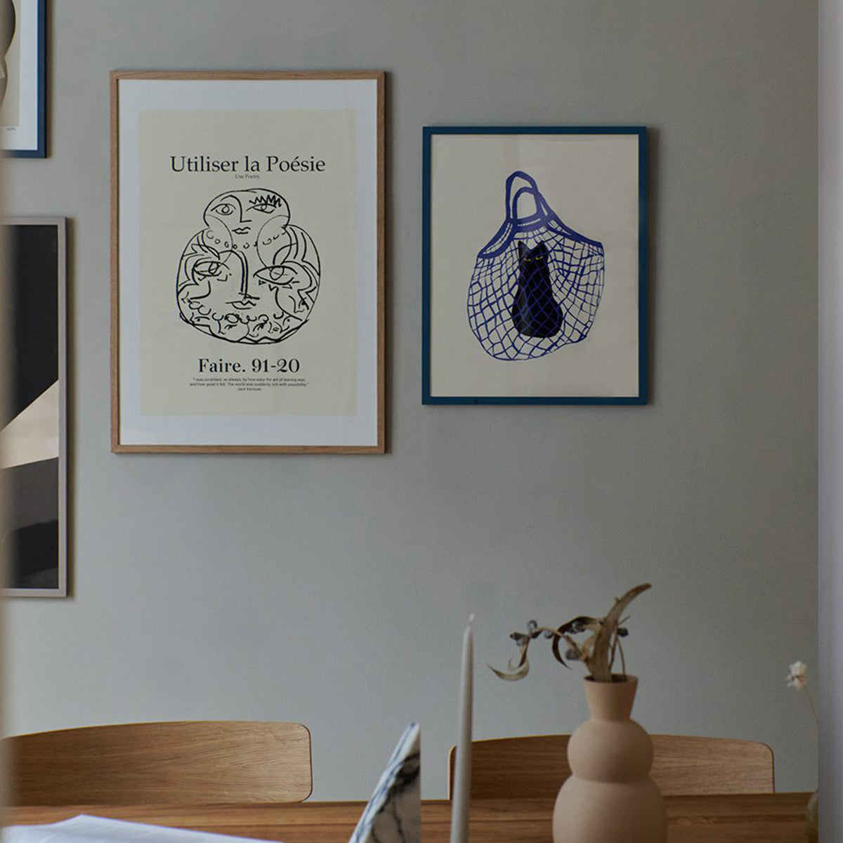 The Cat'S In The Bag Print 40Cm x 50Cm