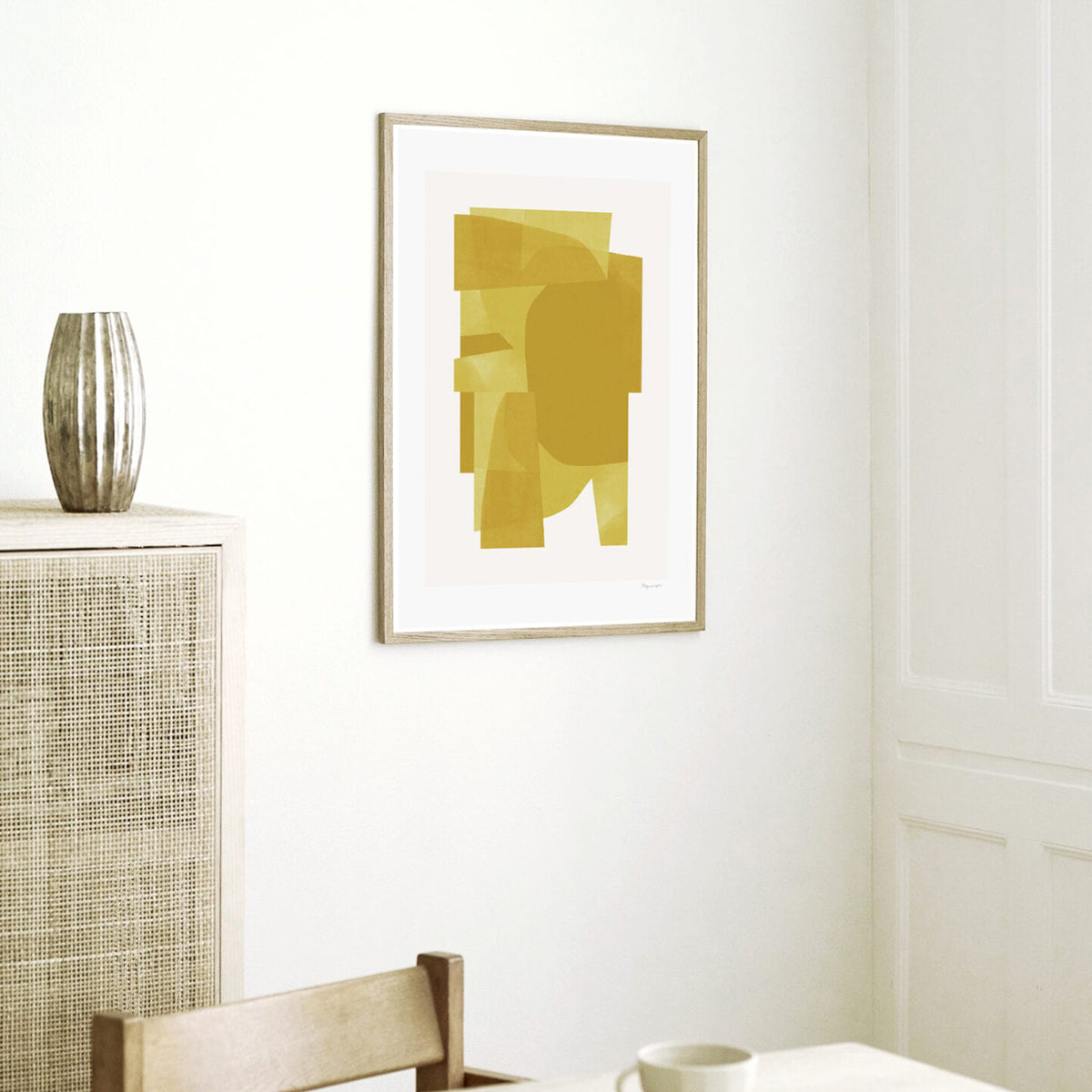Buy Yellow Print 30cm x 40cm by The Poster Club online RJ Living