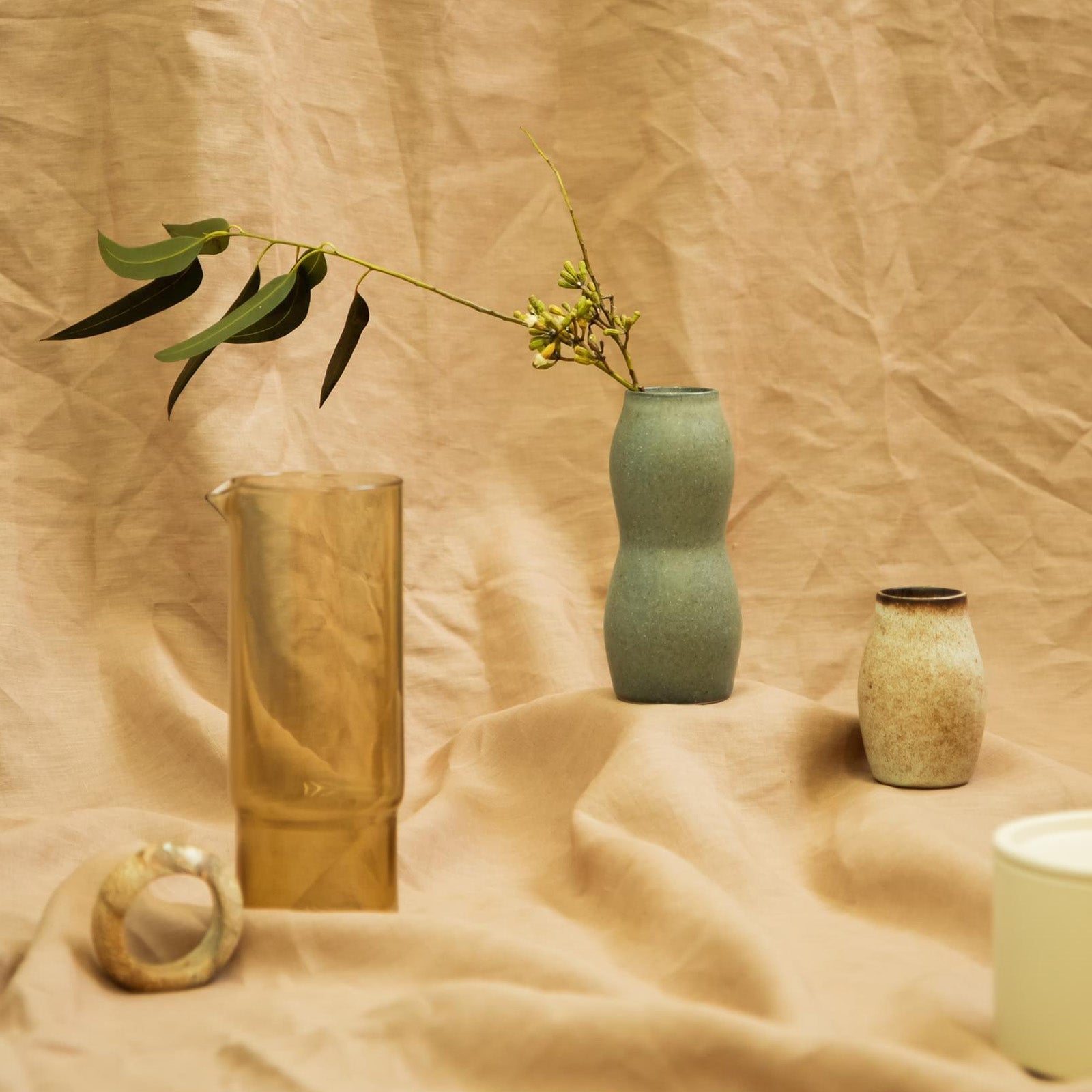 Pod Bud Vase Small - Nut