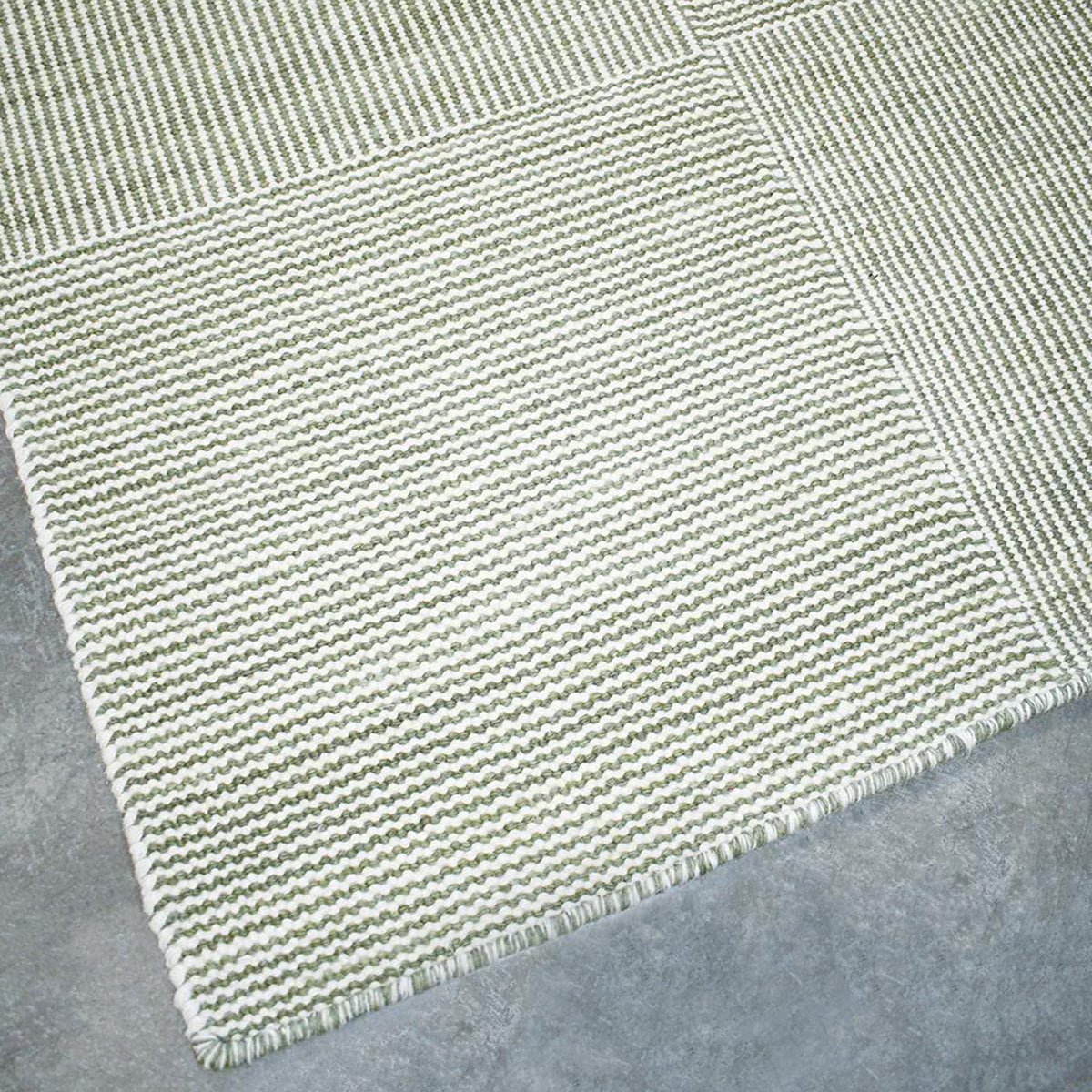 Braid Box Rug - Sage 250cm x 350cm