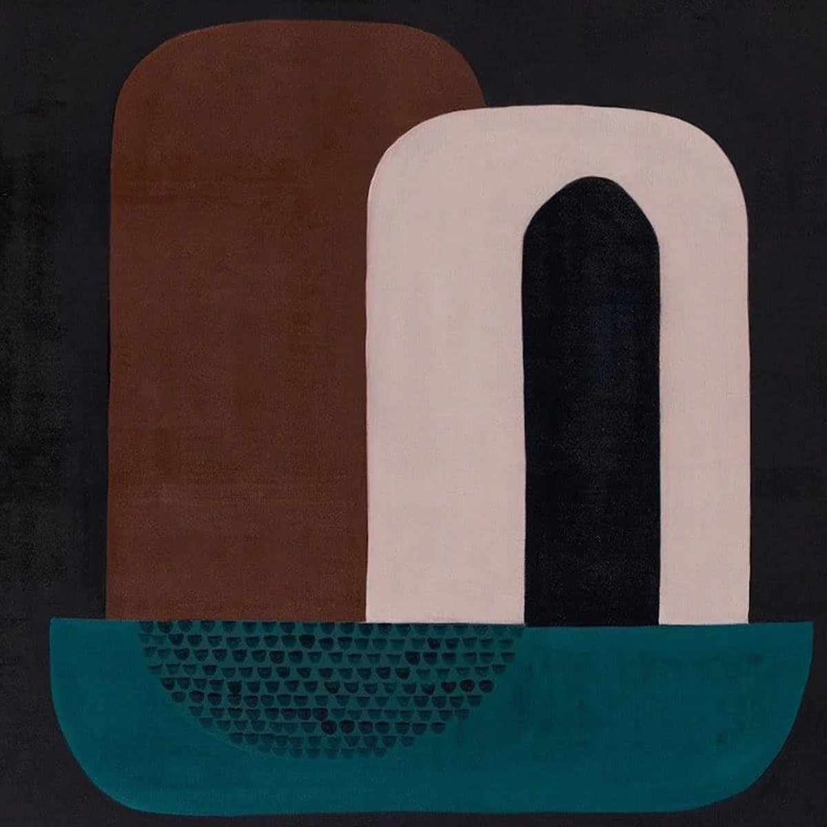 Dark Arch Canvas Print 91Cm x 61Cm