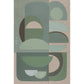 Green Arch Canvas Print 150Cm X 100Cm Oak Frame