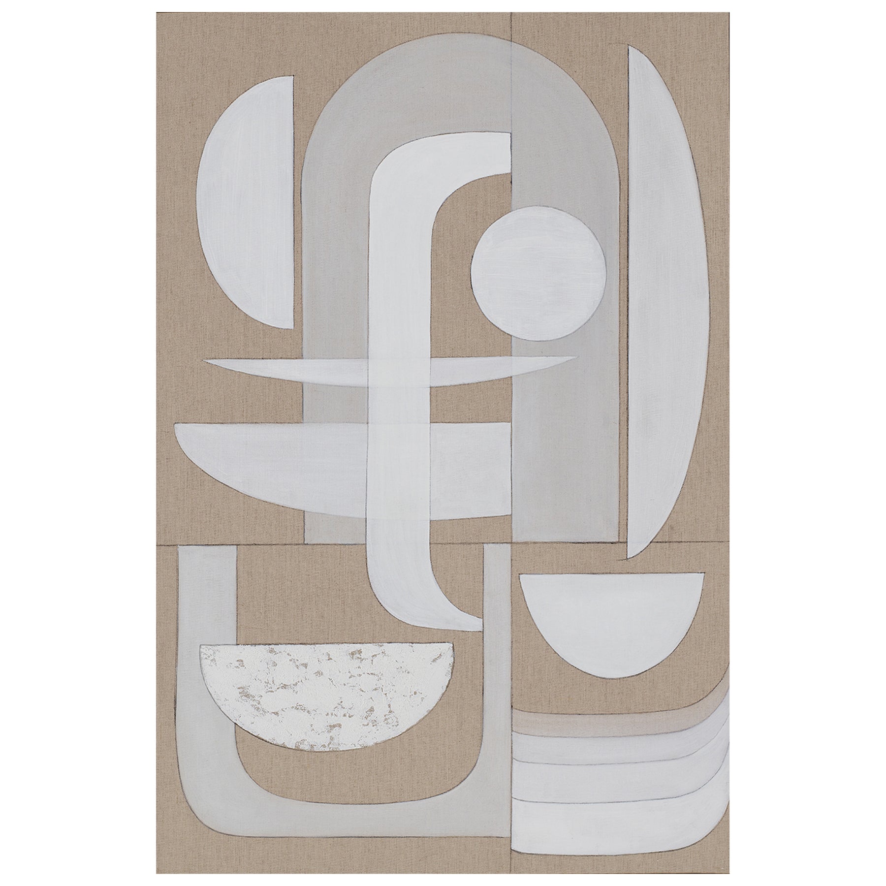 Buy Ivory Canvas Print 76cm x 51cm by Studio Elwood online - RJ Living