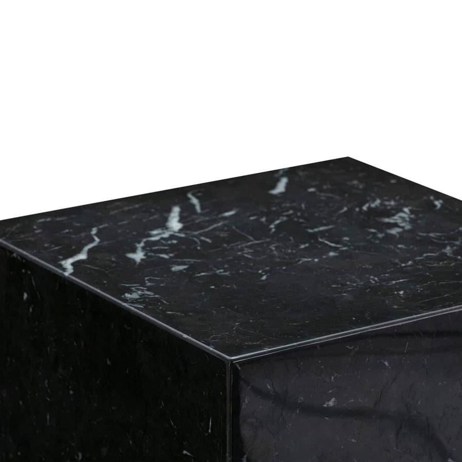 Stage Marble Plinth - Black Marble
