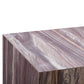 Stage Marble Side Table Low - Crimson Sandstone