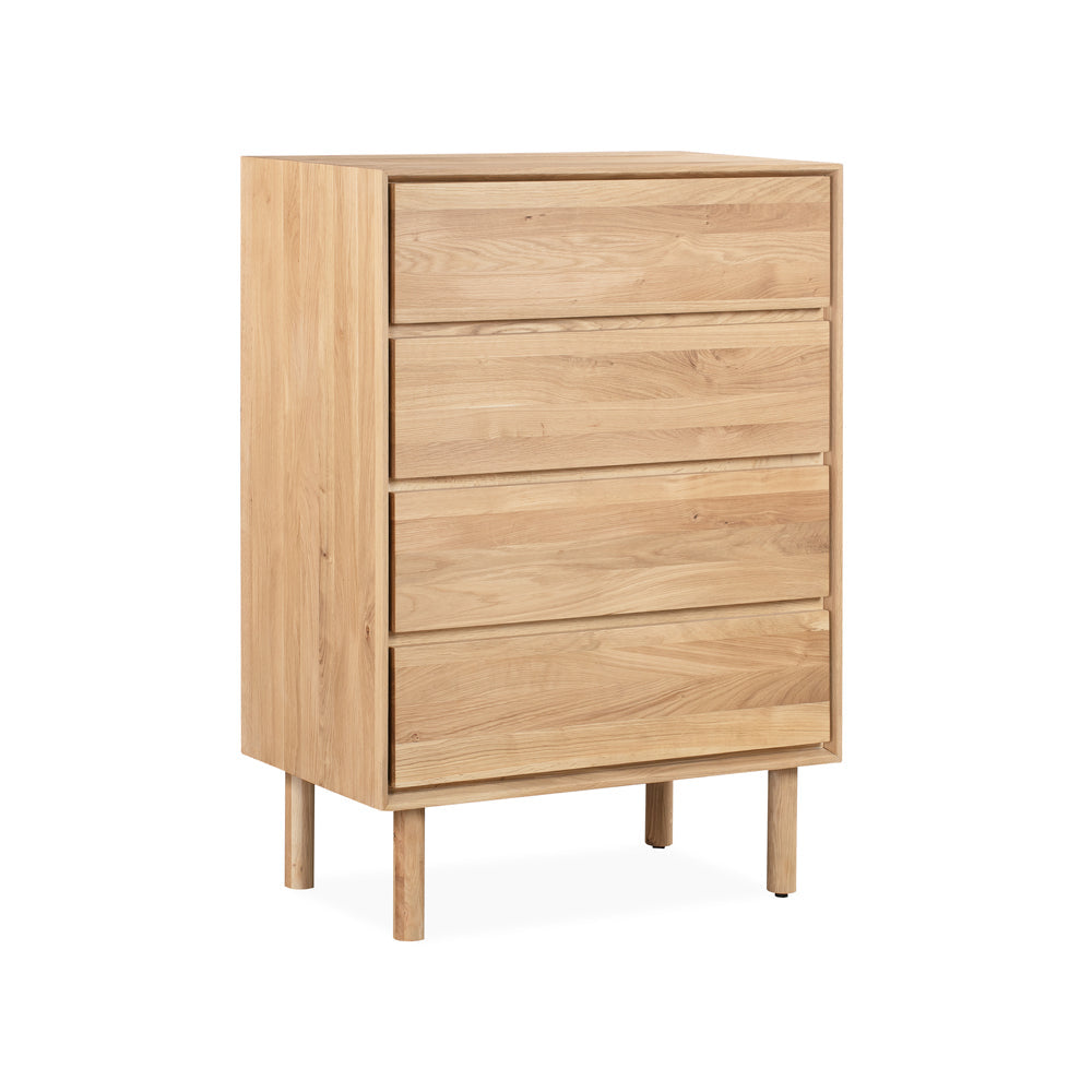 Harmony 4 Drawer Chest - Oak