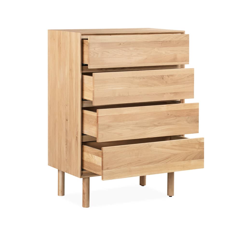 Harmony 4 Drawer Chest - Oak