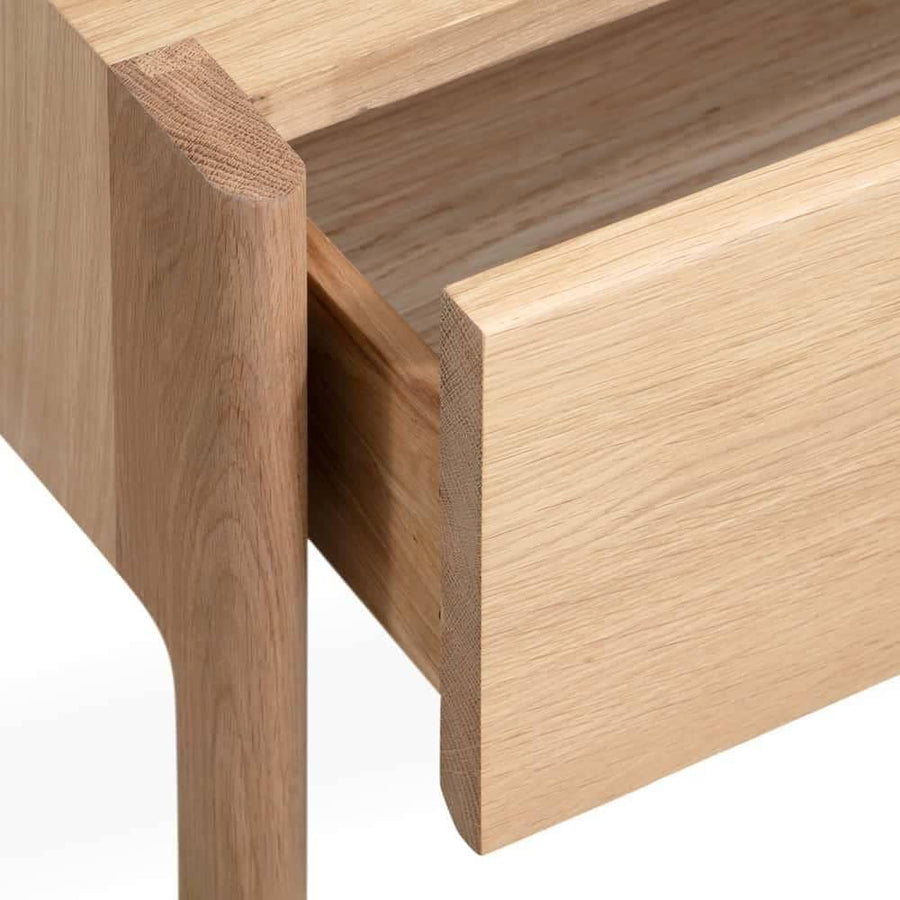 Tilt Bedside Table - Oak