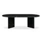 Edge Oval Coffee Table - Black Forest Granite