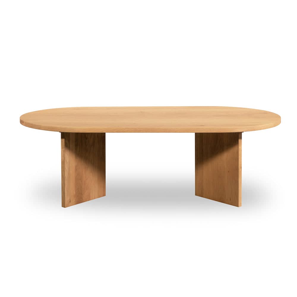 Edge Oval Coffee Table - Oak