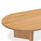 Edge Oval Coffee Table Large - Oak