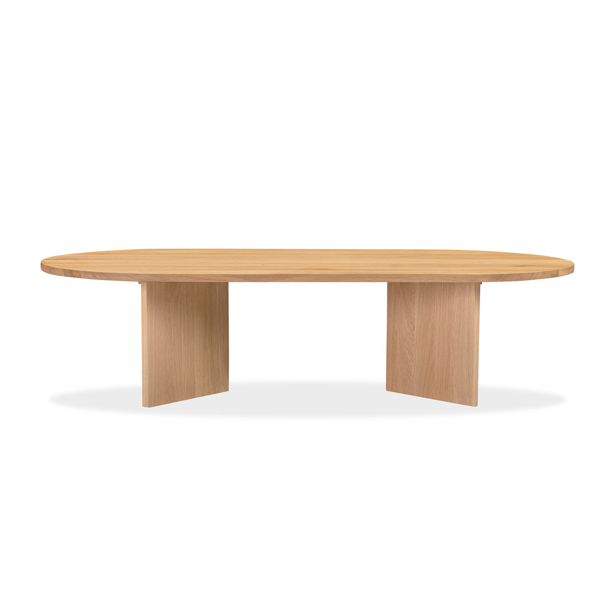 Edge Oval Coffee Table Large - Oak