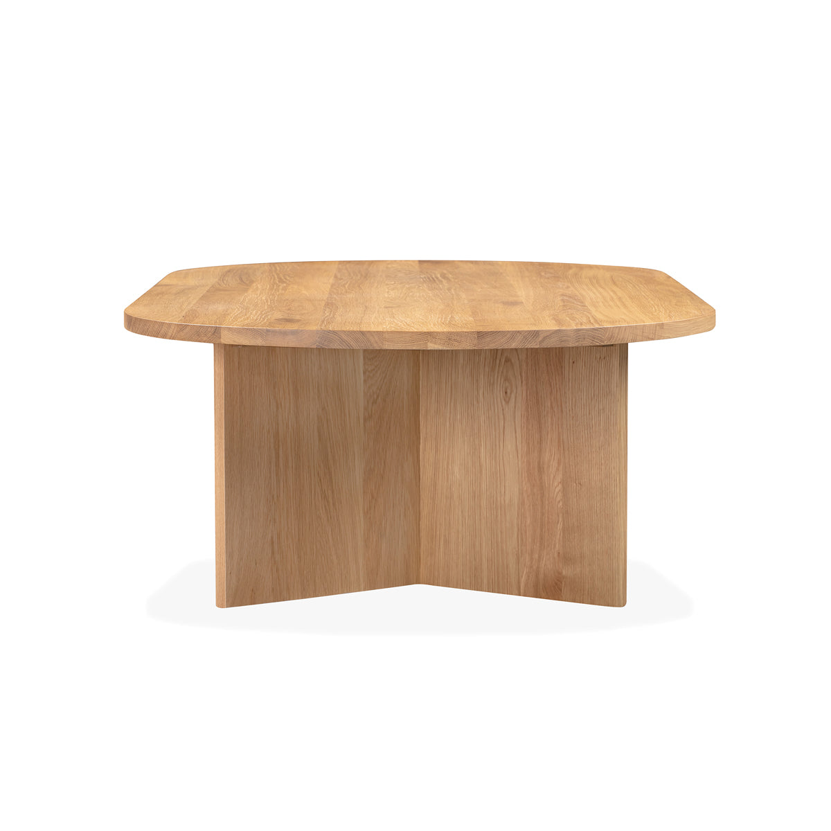 Edge Oval Coffee Table Large - Oak